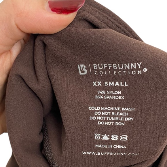 Buffbunny Ivy Bodysuit 6” Journey Dark Brown With Lattice Back - Picture 10 of 13